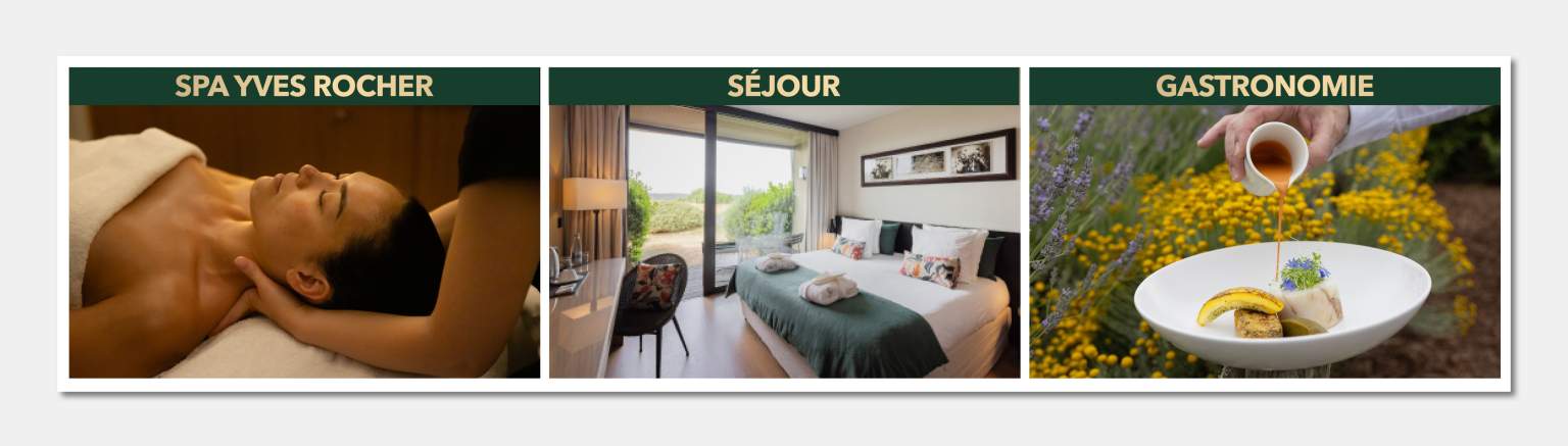  La Grée des Landes, Eco-Hotel Spa Yves Rocher - Coffrets Cadeaux séjour, soins, spa, gastronomie, day spa - La Gacilly, Bretagne
